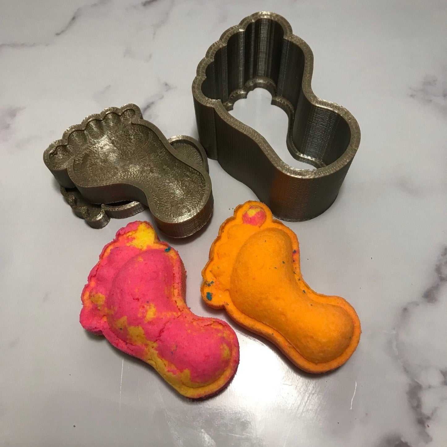 Foot Bath Bomb Hand Mold
