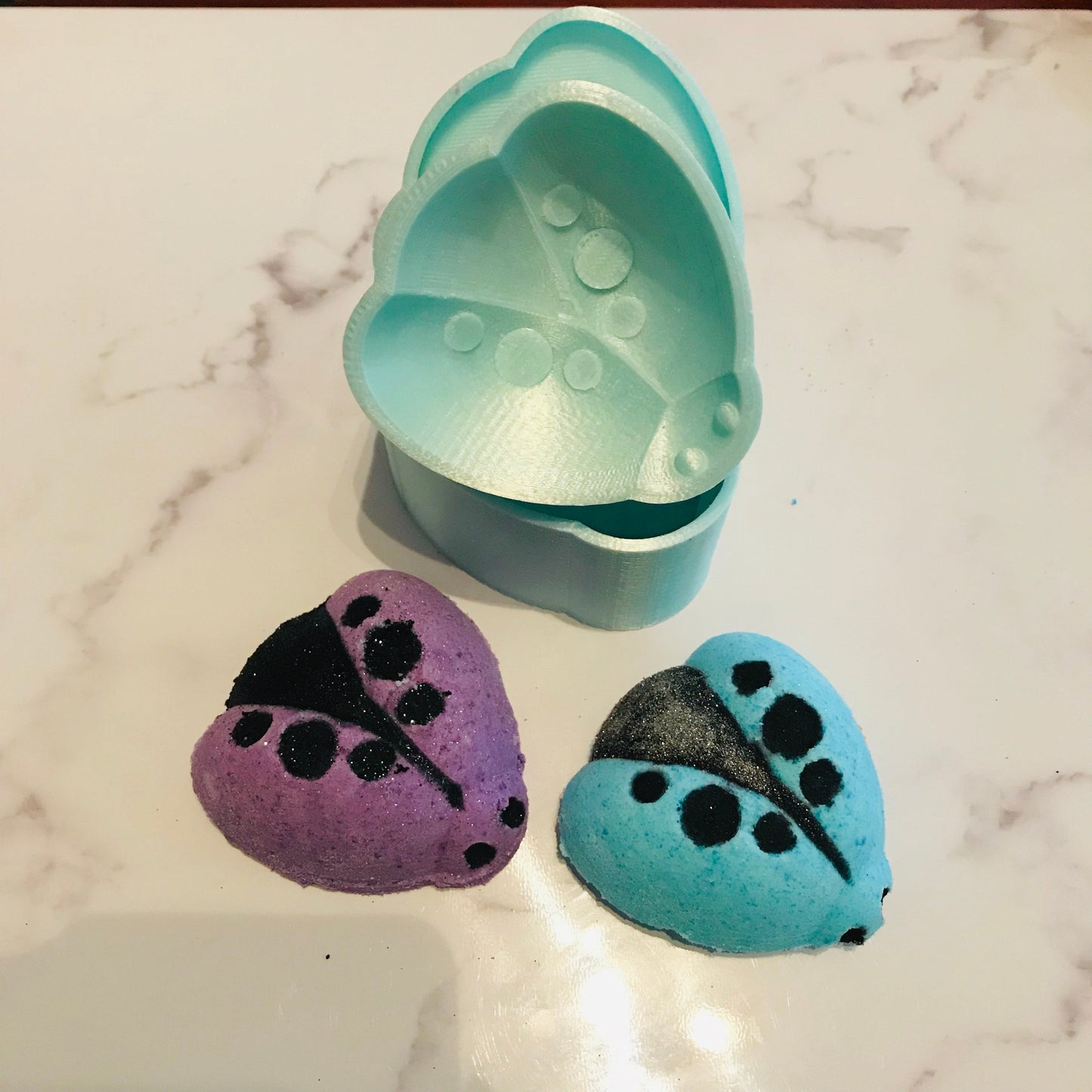 Ladybug Bath Bomb Hand Mold