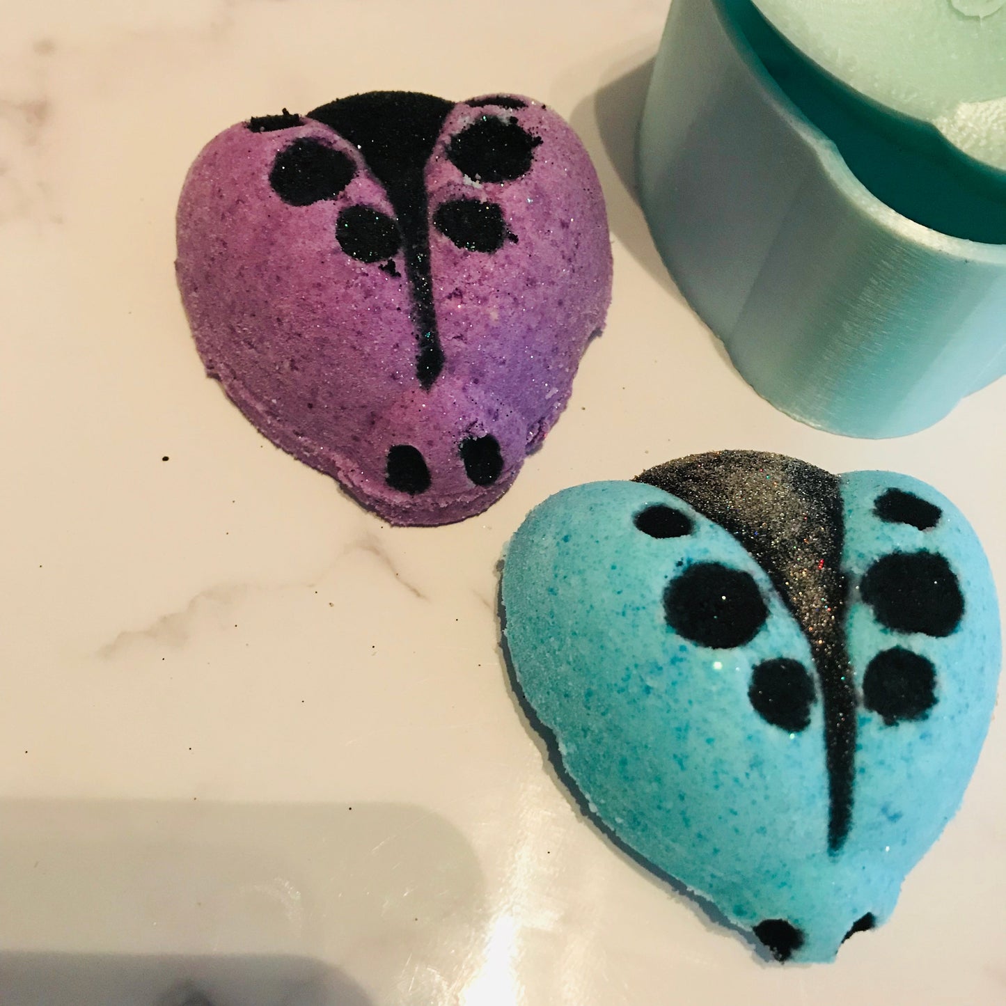 Ladybug Bath Bomb Hand Mold