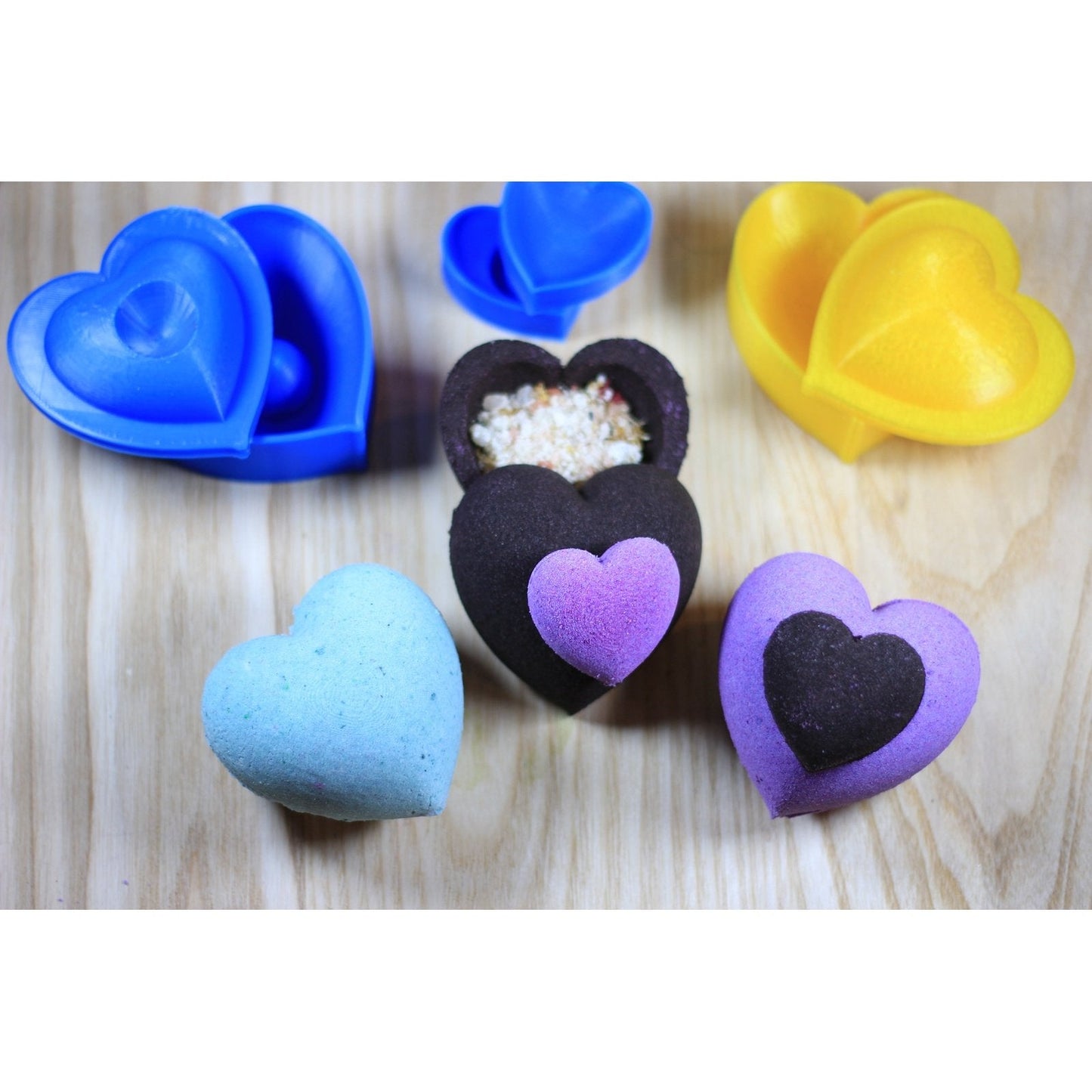 Heart Bombshell Bath Bomb Hand Mold
