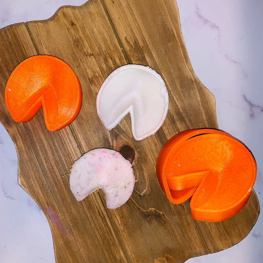 Fortune Cookie Bath Bomb Hand Mold