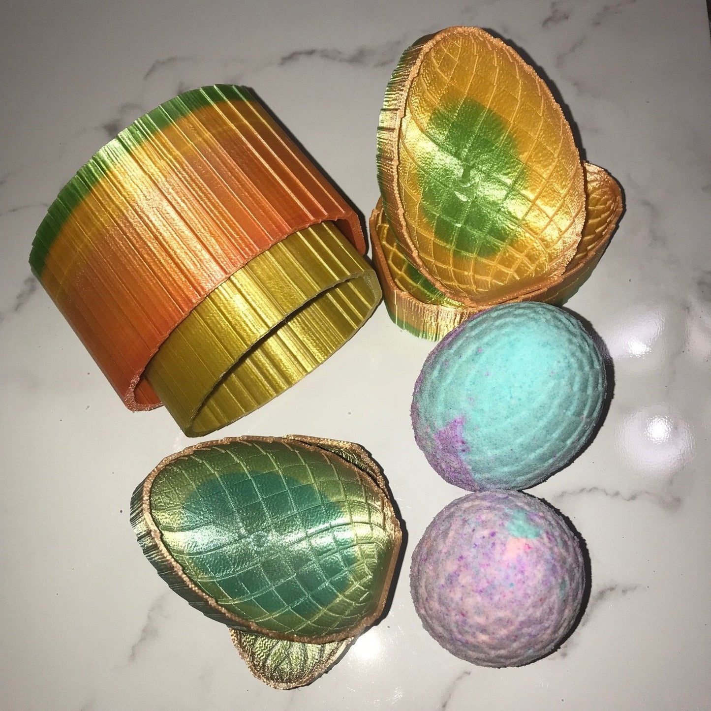 Dragon's Egg Bath Bomb PRESS COMPATIBLE MOLD