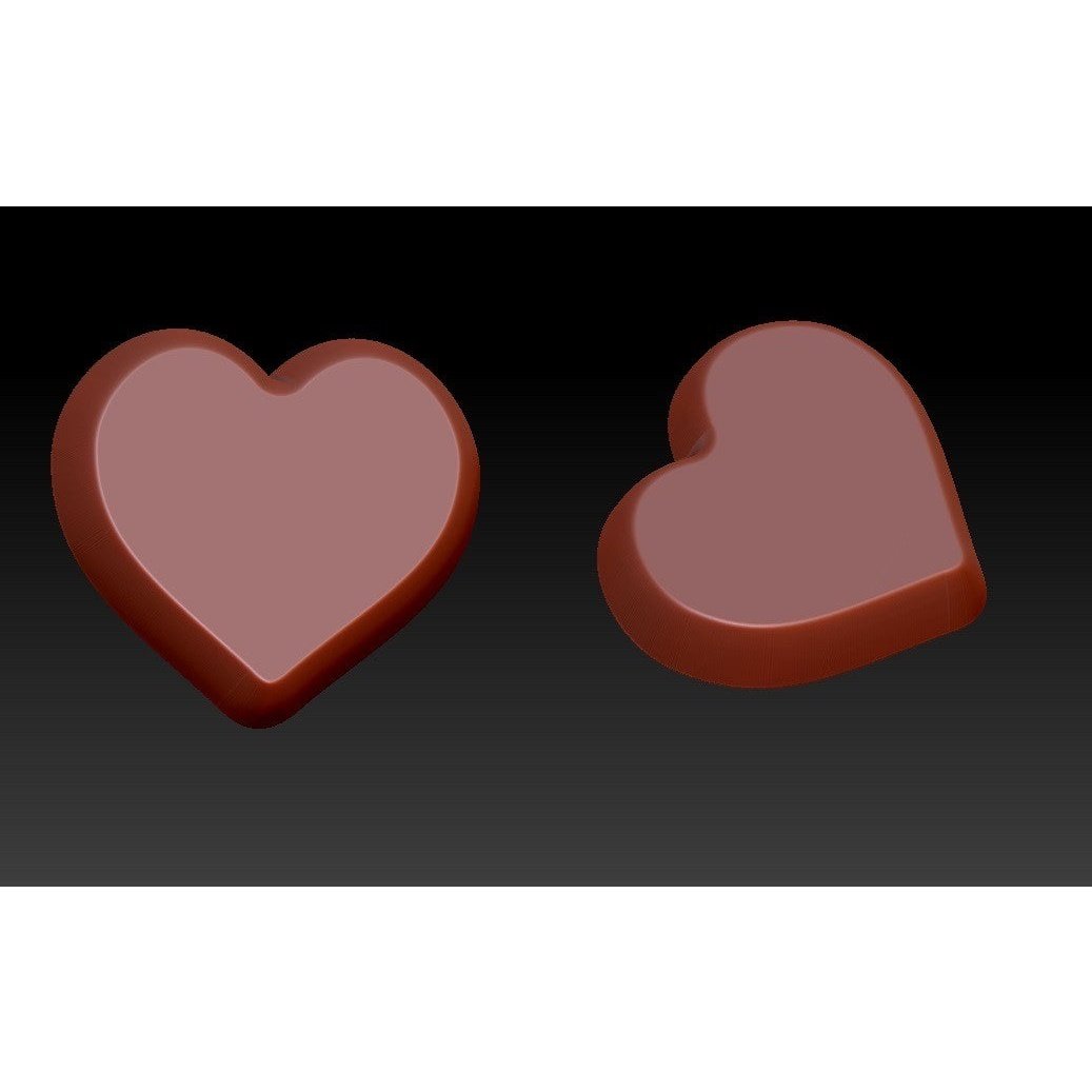 Mini Heart Vacuum Form Molds