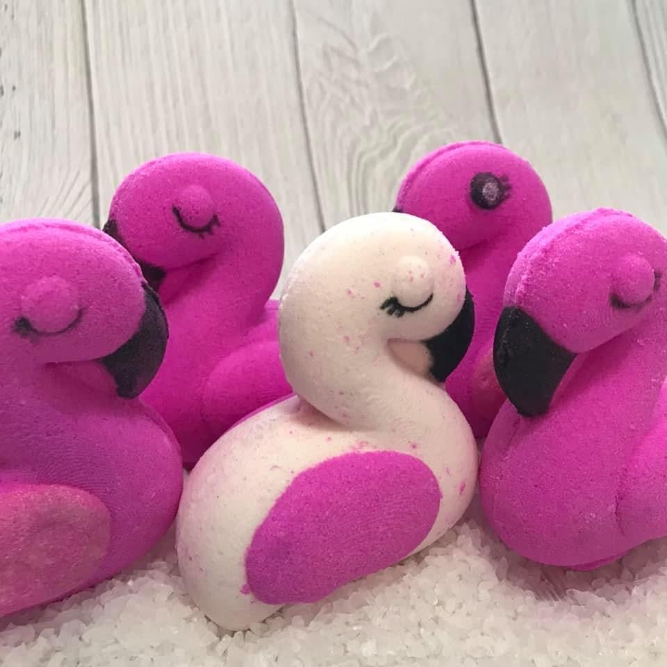 Flamingo Bath Bomb Hand Mold