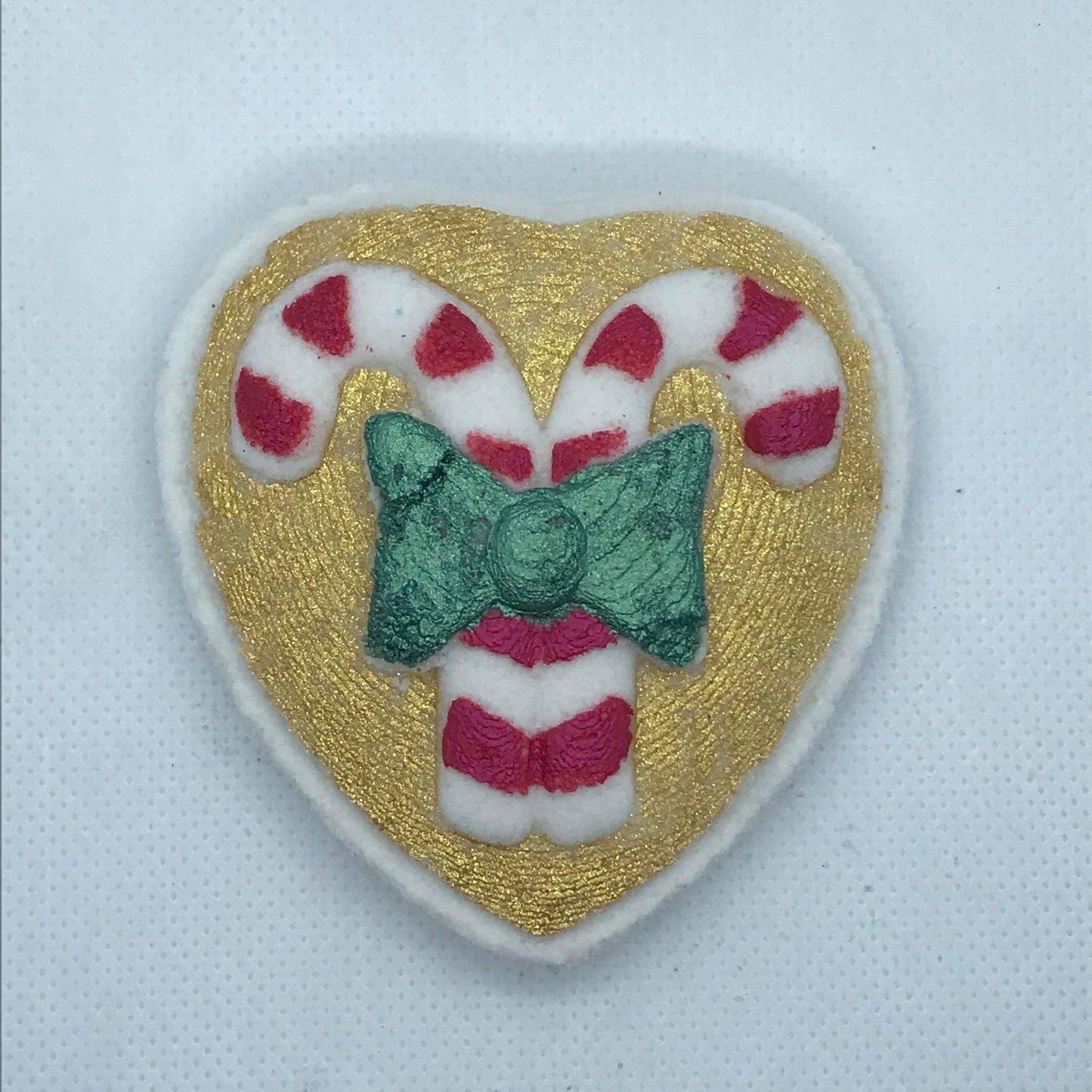 I ♥ Candy Canes Bath Bomb Hand Mold