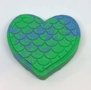 Heart with Scales Bath Bomb Hand Mold