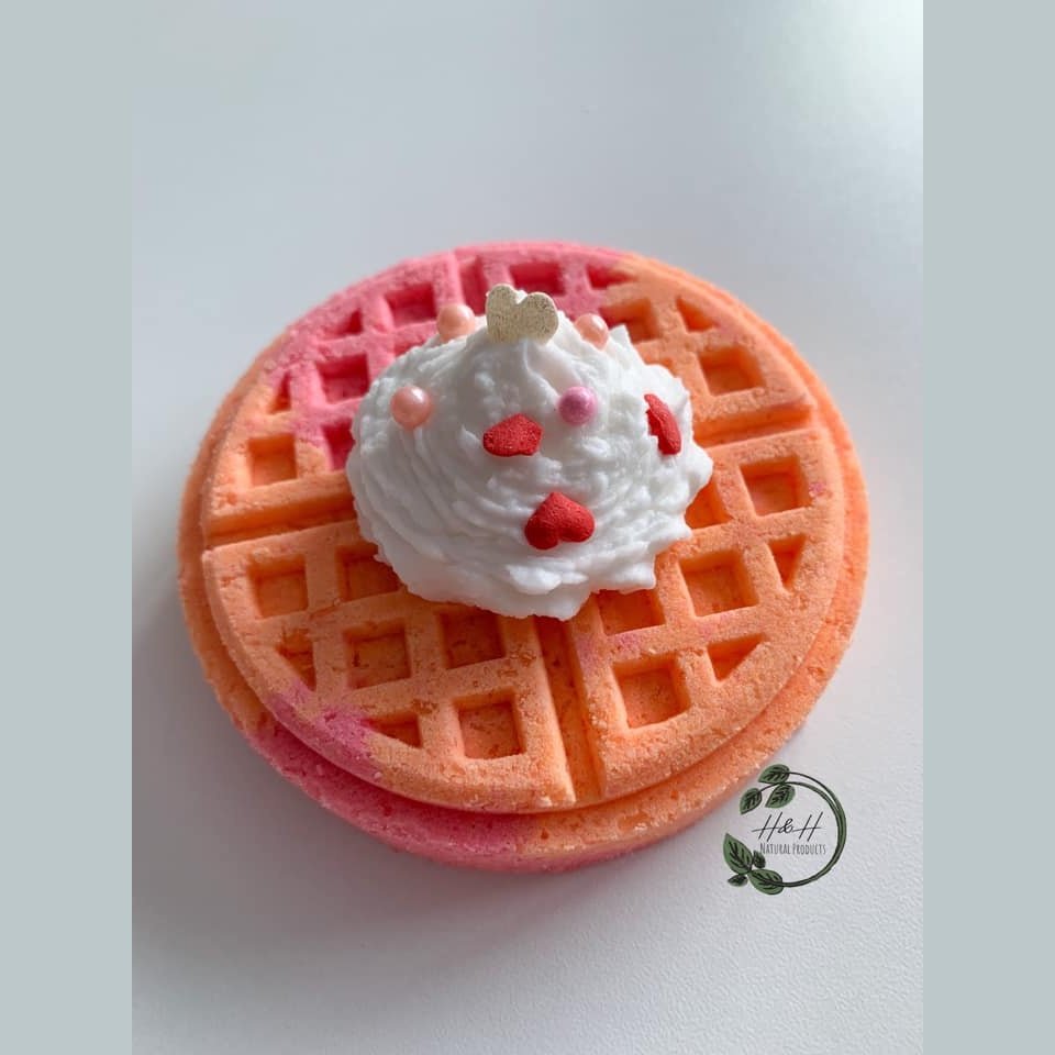 Waffle Bath Bomb Hand Mold