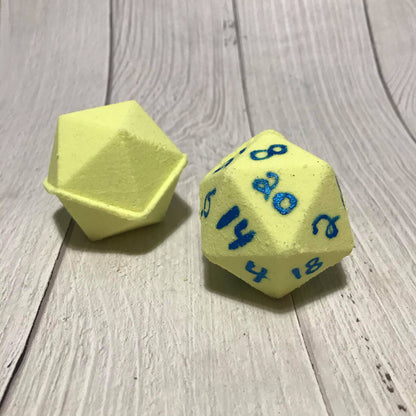 20 Sided (D20) Dice Bath Bomb Hand Mold