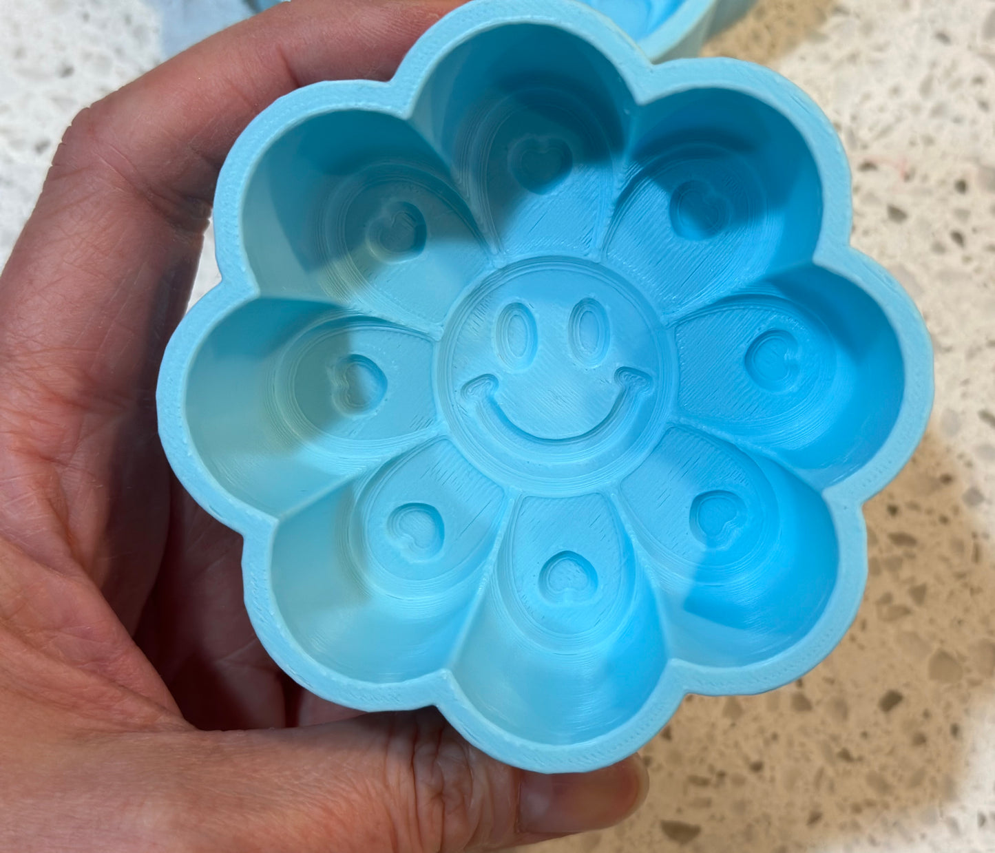 Heart Flower - Bath Bomb - Hybrid Mold