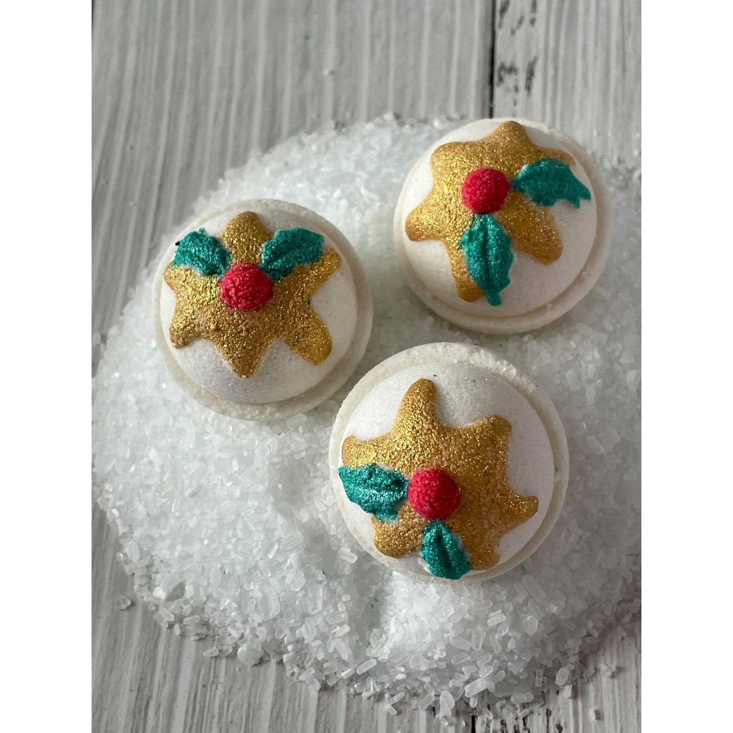 Christmas Pudding Mini Bath Bomb Hand Mold