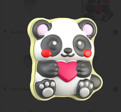 Poppy Panda - Hybrid- Vacuum- Bath Bomb Mold