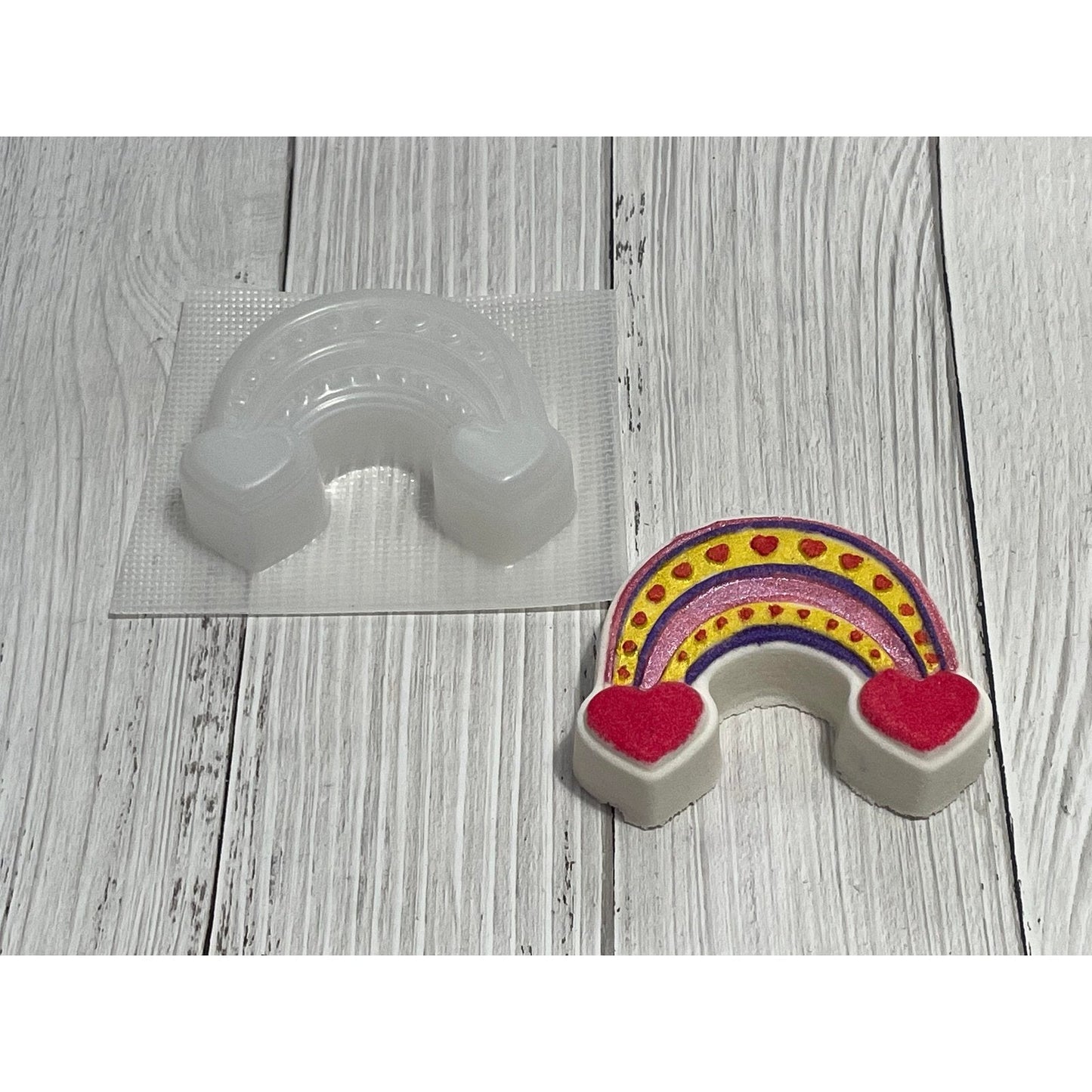 Rainbow Hearts Vacuum Form Molds