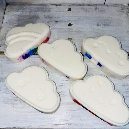 Cloud Faces Bath Bomb Hand Mold