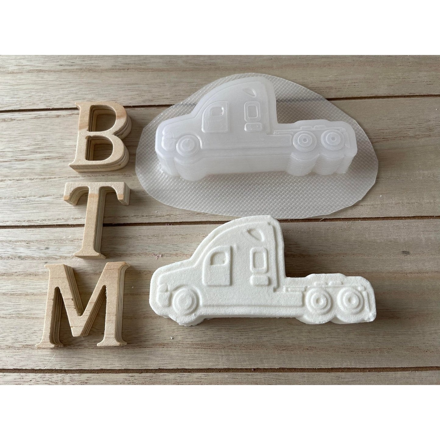 Semi-Truck Bath Bomb Vacuum Form Molds