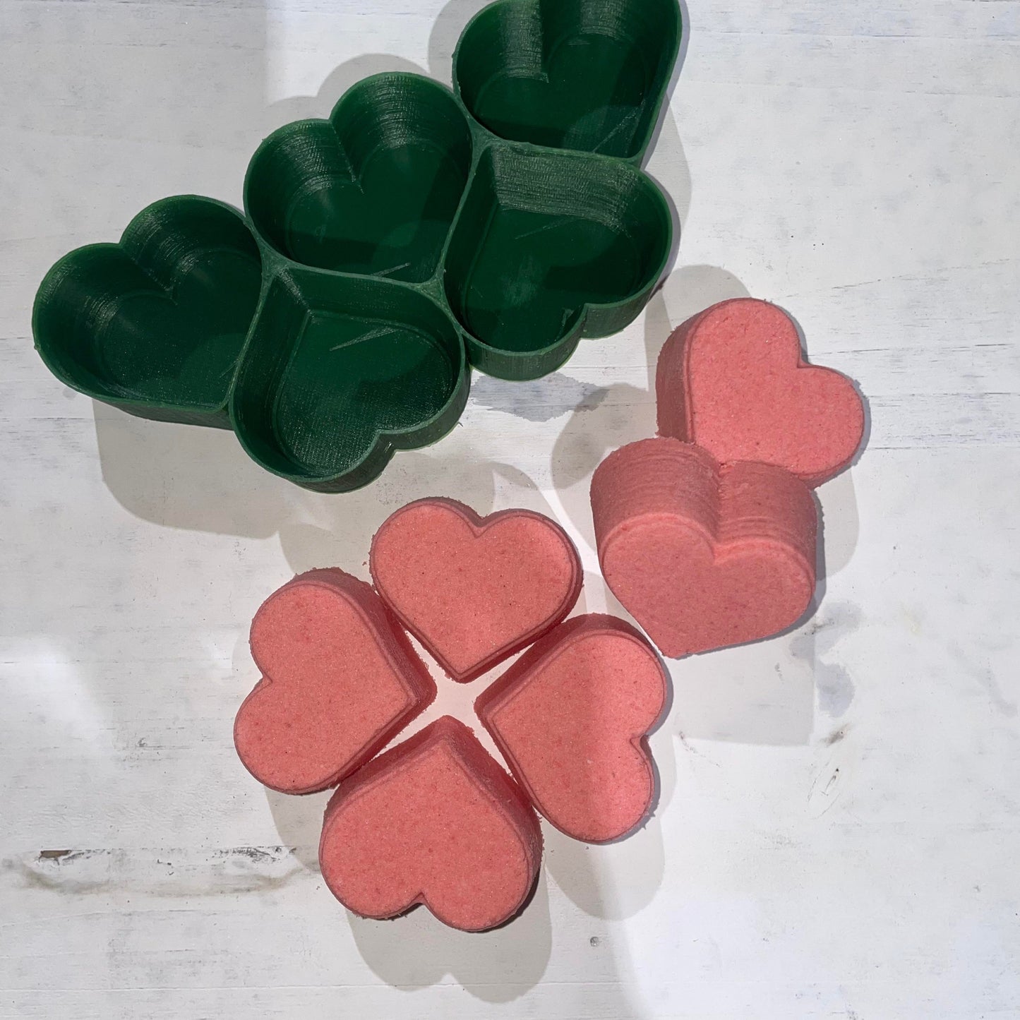 Multi Flat Heart Hybrid Mold