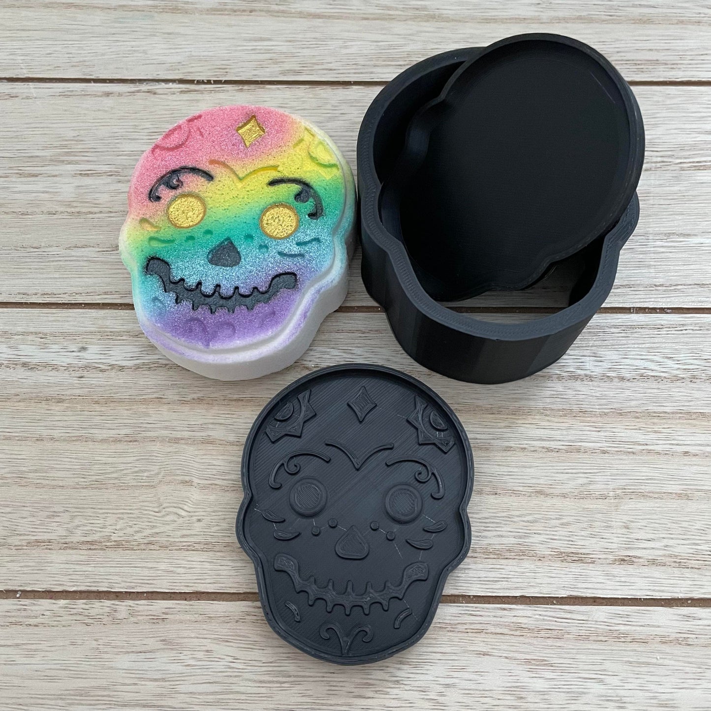 Sugar Skulls Bath Bomb Hand Mold