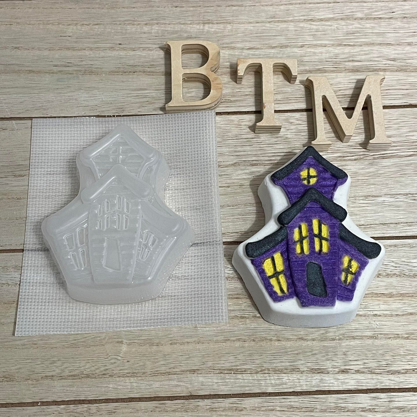 Tall Haunted House Vacuum Mold