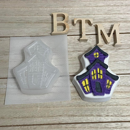 Tall Haunted House Vacuum Mold