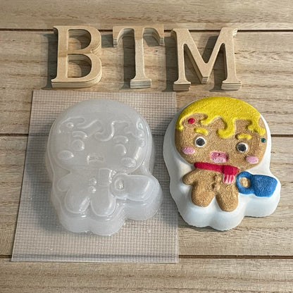 Coffee Gingerbread Man Vacuum Mold