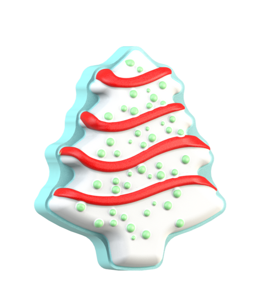 Christmas Cookie - Tree - Hybrid Bath Bomb - Mold