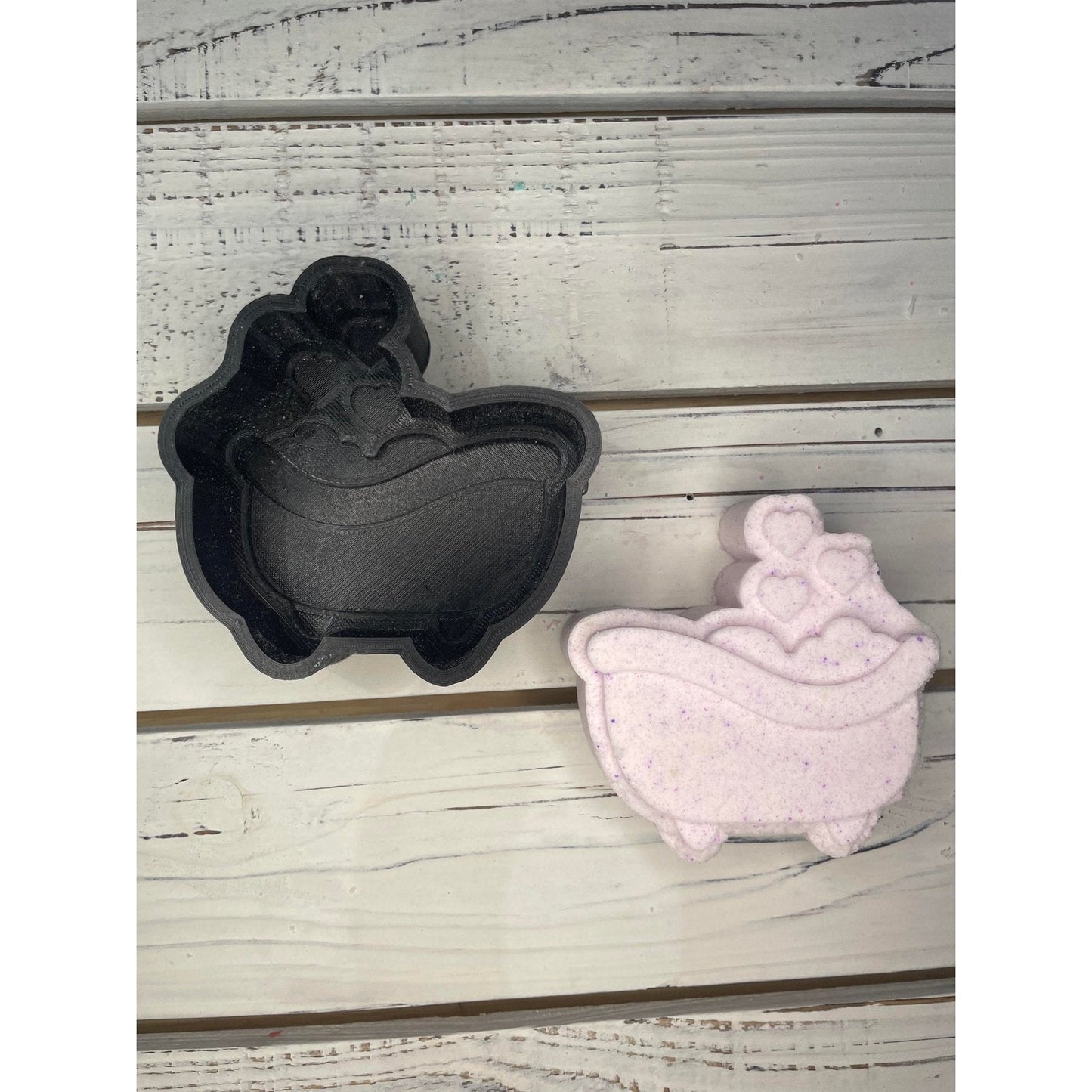 Bubble Heart Tub Hybrid Mold