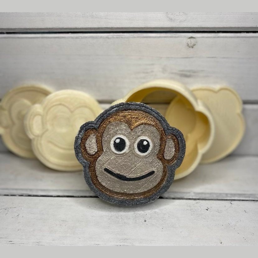 Monkey Face Bath Bomb Hand Mold