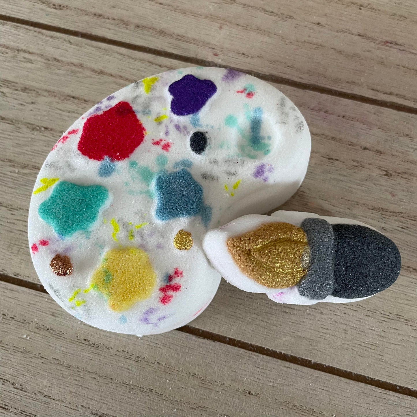 Paint Palette & Paint Brush Hybrid Mold