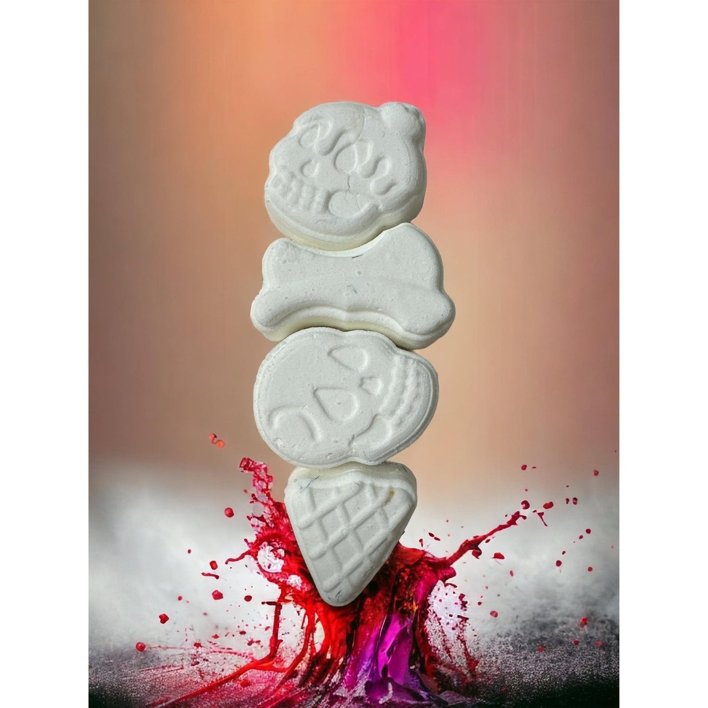 Skull Cream Cone Puzzle Hybrid Mold