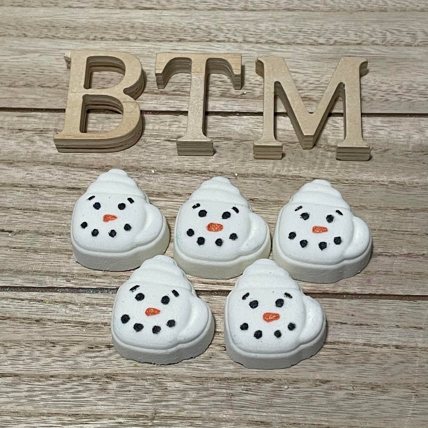 Snowman Mug Bath Bomb Hand Mold 3Piece