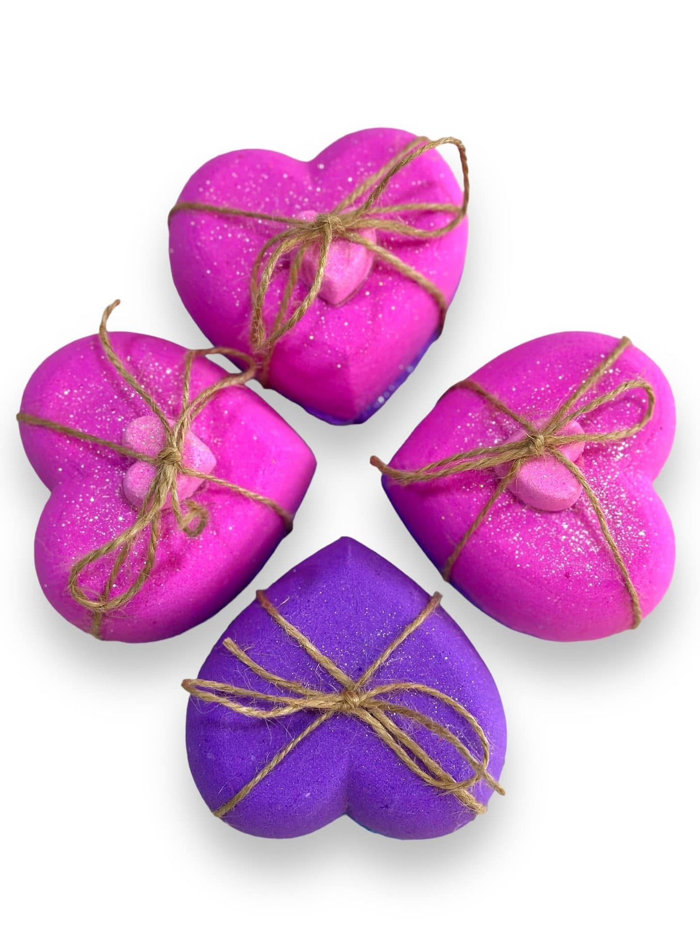 Flat Heart Bombshell Bath Bomb Hand Mold
