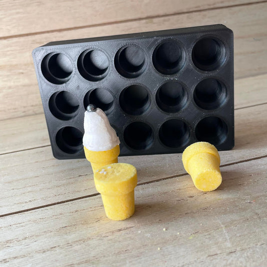 Itty Bitty Ice Cream Cone Hybrid Mold