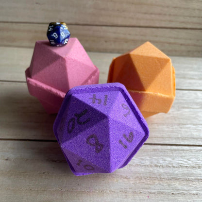 20 Sided (D20) Dice Bath Bomb Hand Mold