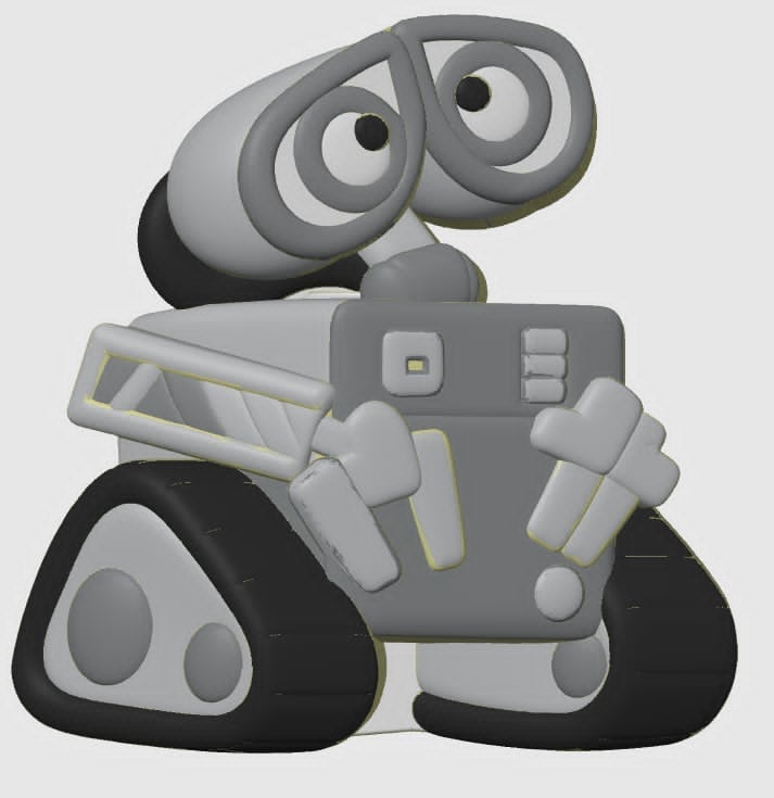 Wall- E - Hybrid- Vacuum - Bath Bomb Mold