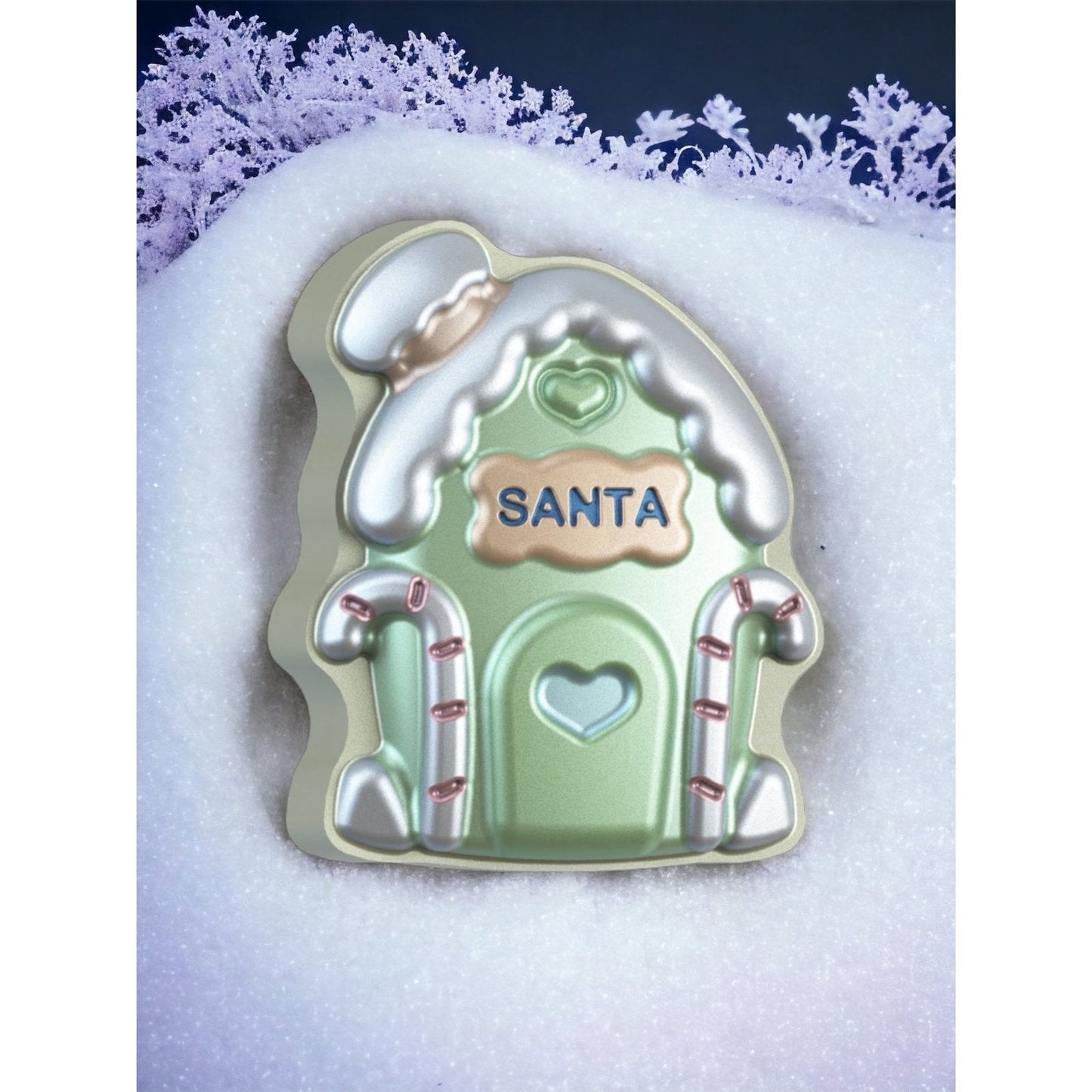 Santa’s House Bath Bomb Hand Mold 3Piece