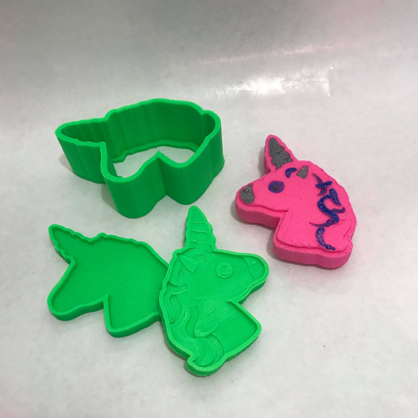 Unicorn Silhouette Bath Bomb Hand Mold