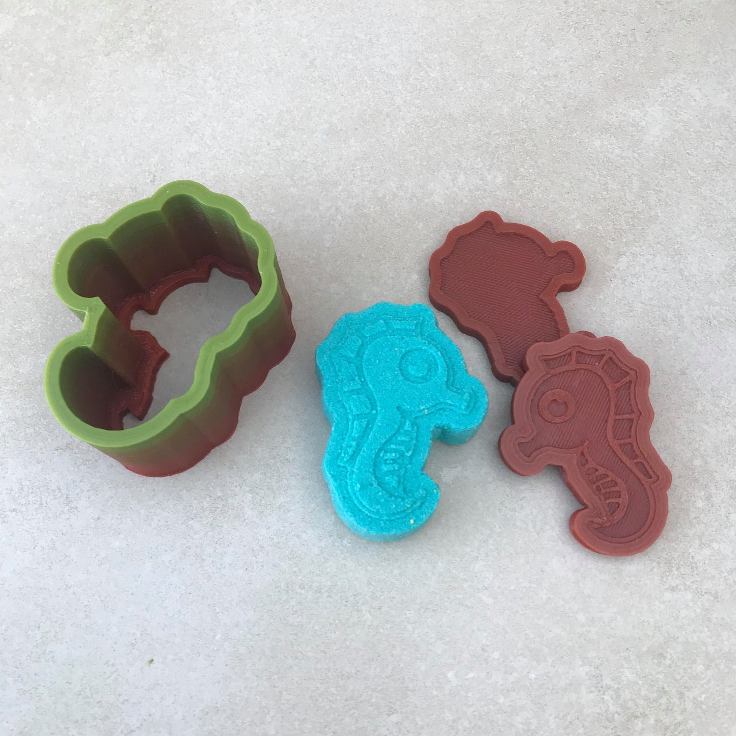 Seahorse Bath Bomb Hand Mold