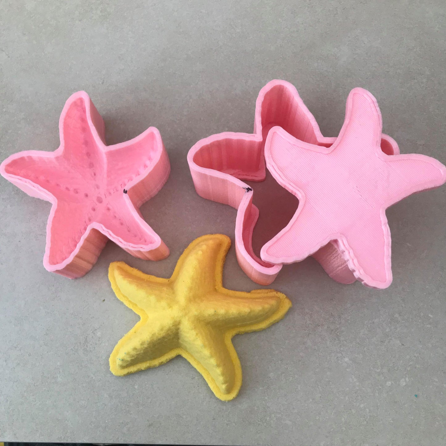 Starfish Bath Bomb Hand Mold