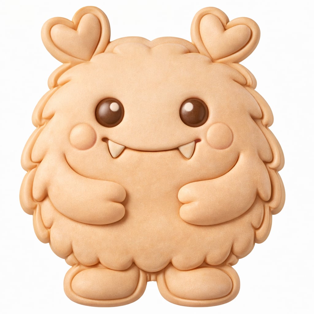 Cute Monster - Hybrid - Bath Bomb Mold