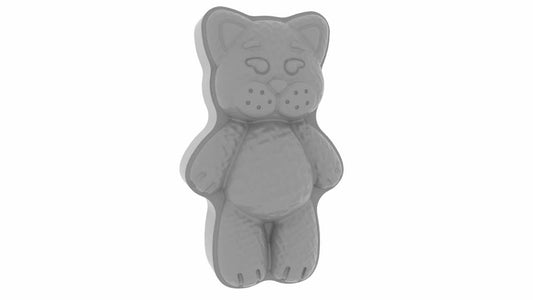 Fuzzy Kitty - Bath Bomb Mold