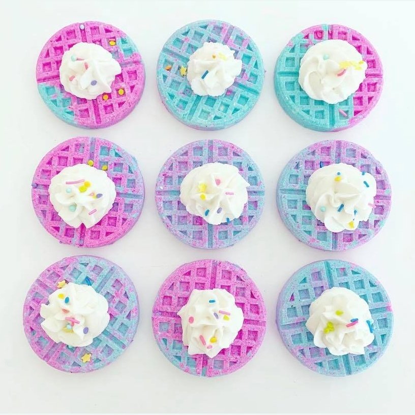 Waffle Bath Bomb Hand Mold