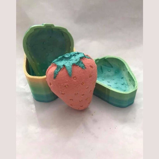 Strawberry Bath Bomb Hand Mold