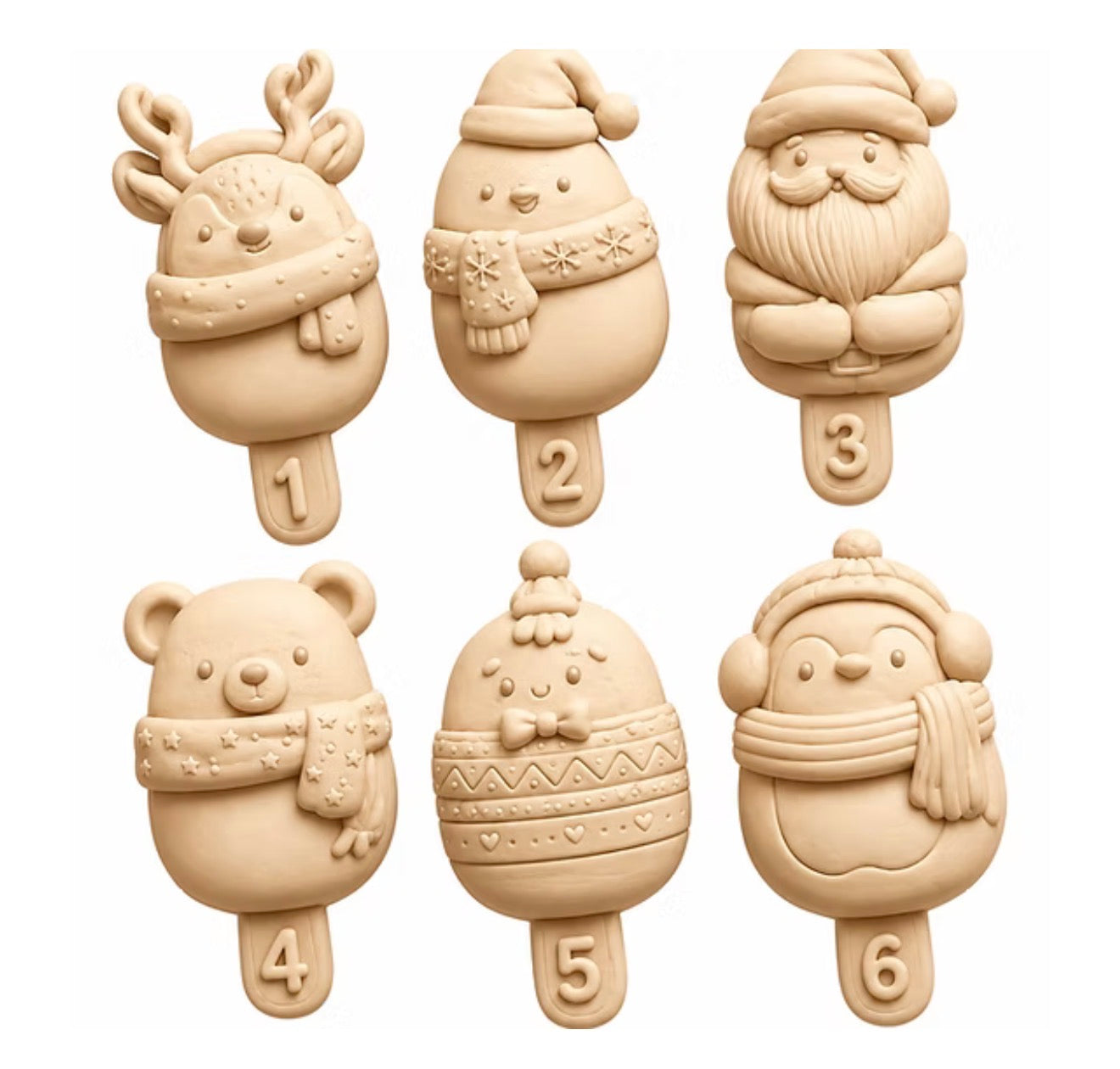 Cake Pop Snowman - Hybrid - Bath Bomb Molds