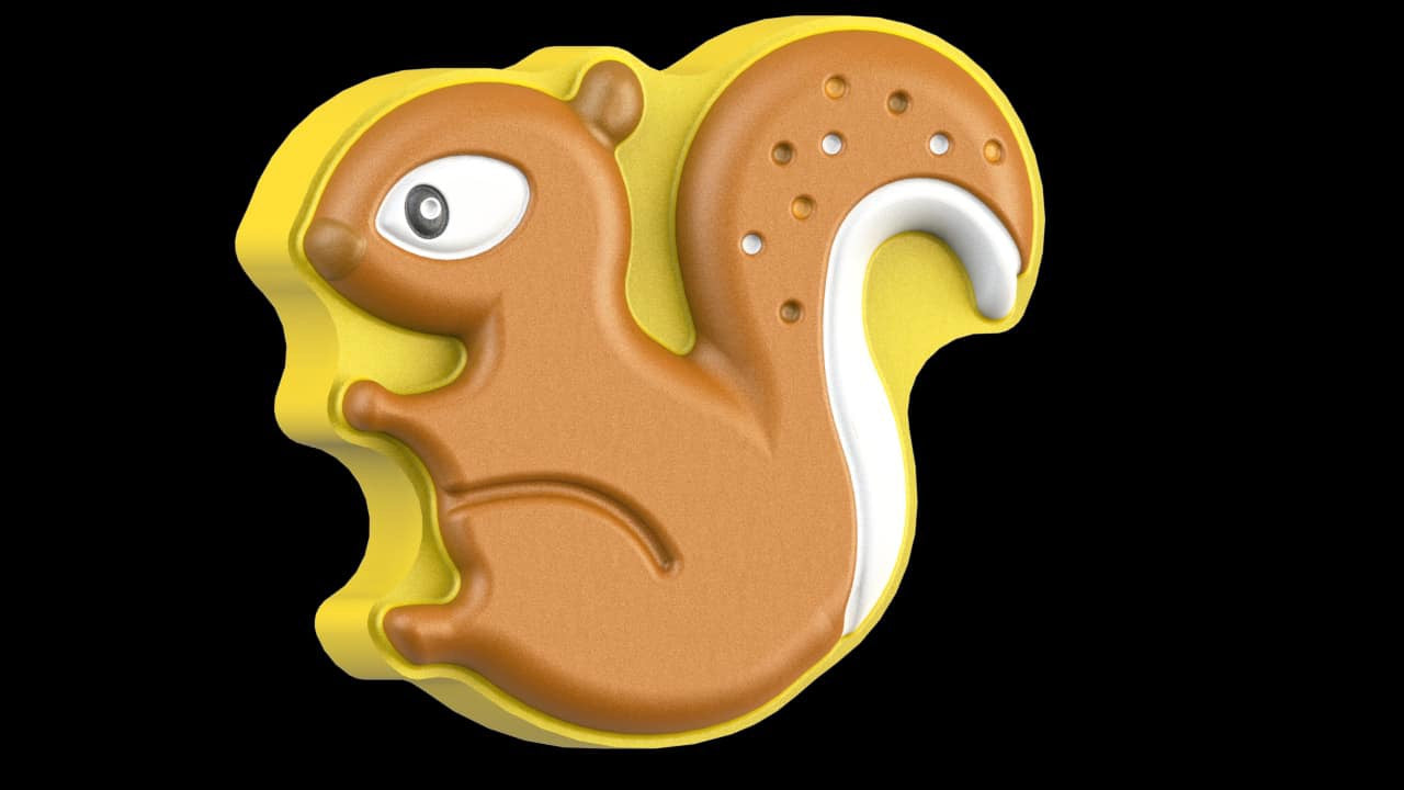 Squirrel- Hybrid Bath Bomb Mold