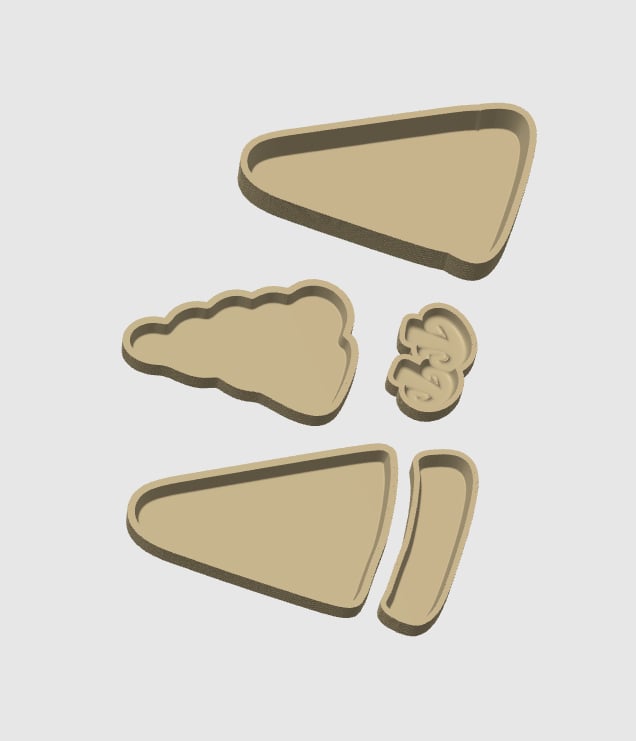 Pizza - Hybrid - Bath Bomb Mold