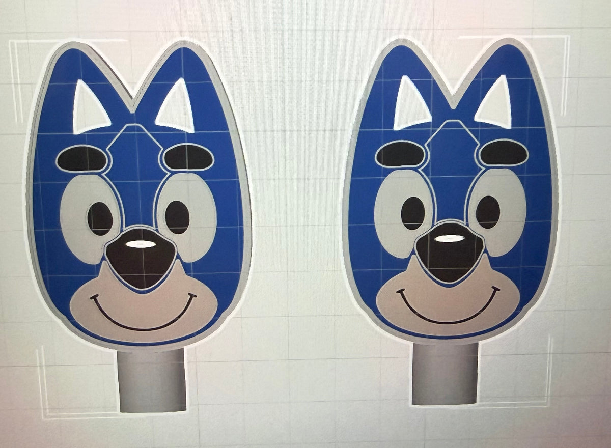 Blue or Brown Dog OG - Magical Bath Wand