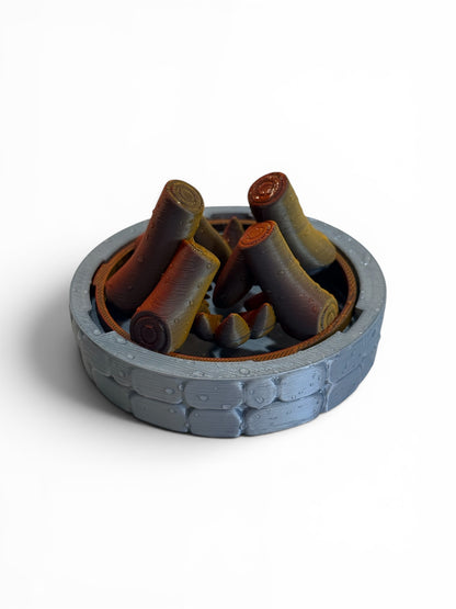 Bubbling Fire Pit - 3D Printed - Bath Time - Toy