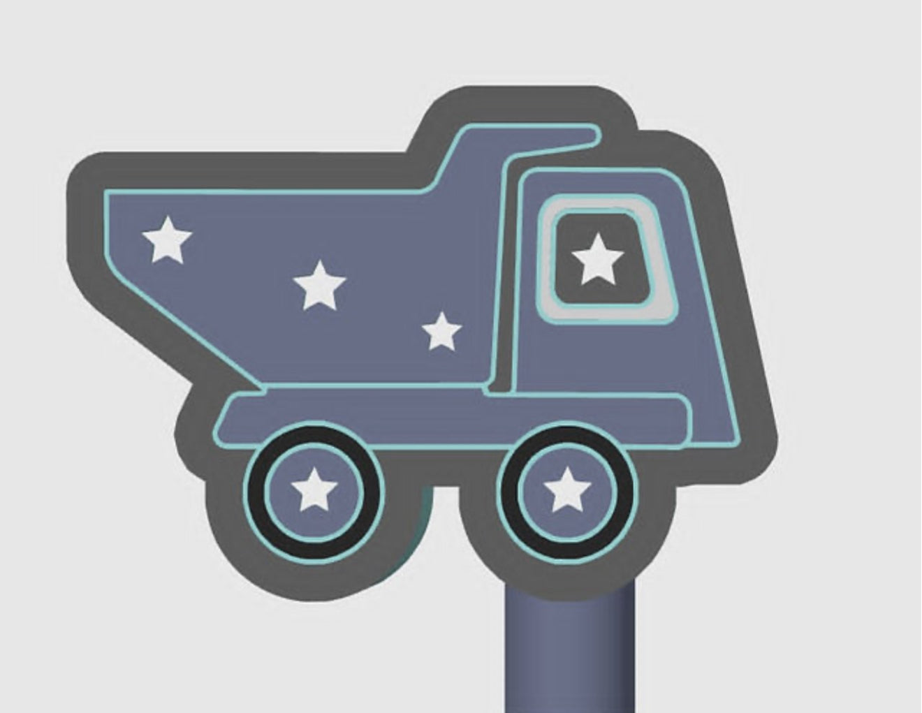 Dump Truck - Magical Bath Wand