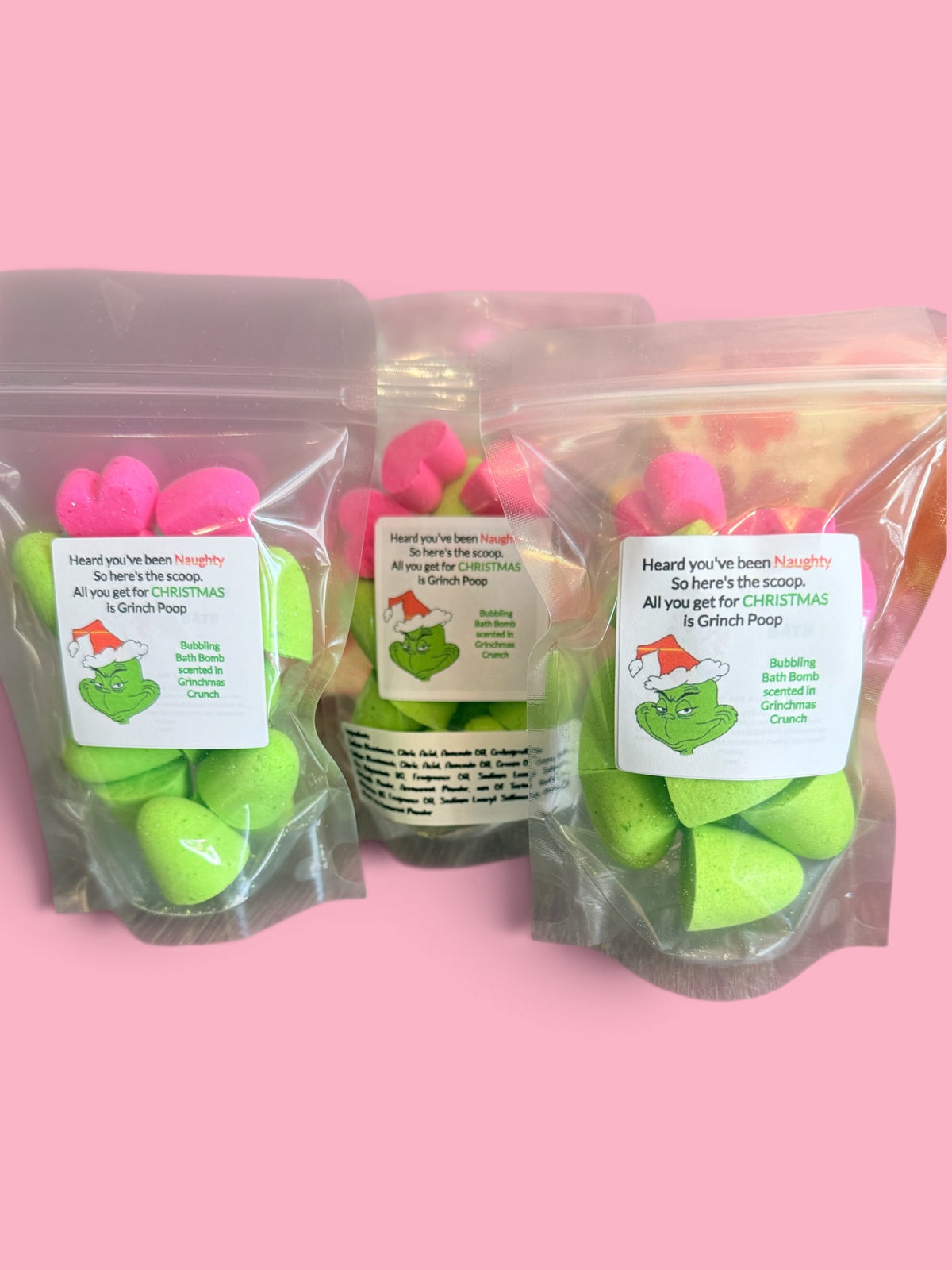 Bath Bombs - Mini Gumdrops - Naughty Minch Poop