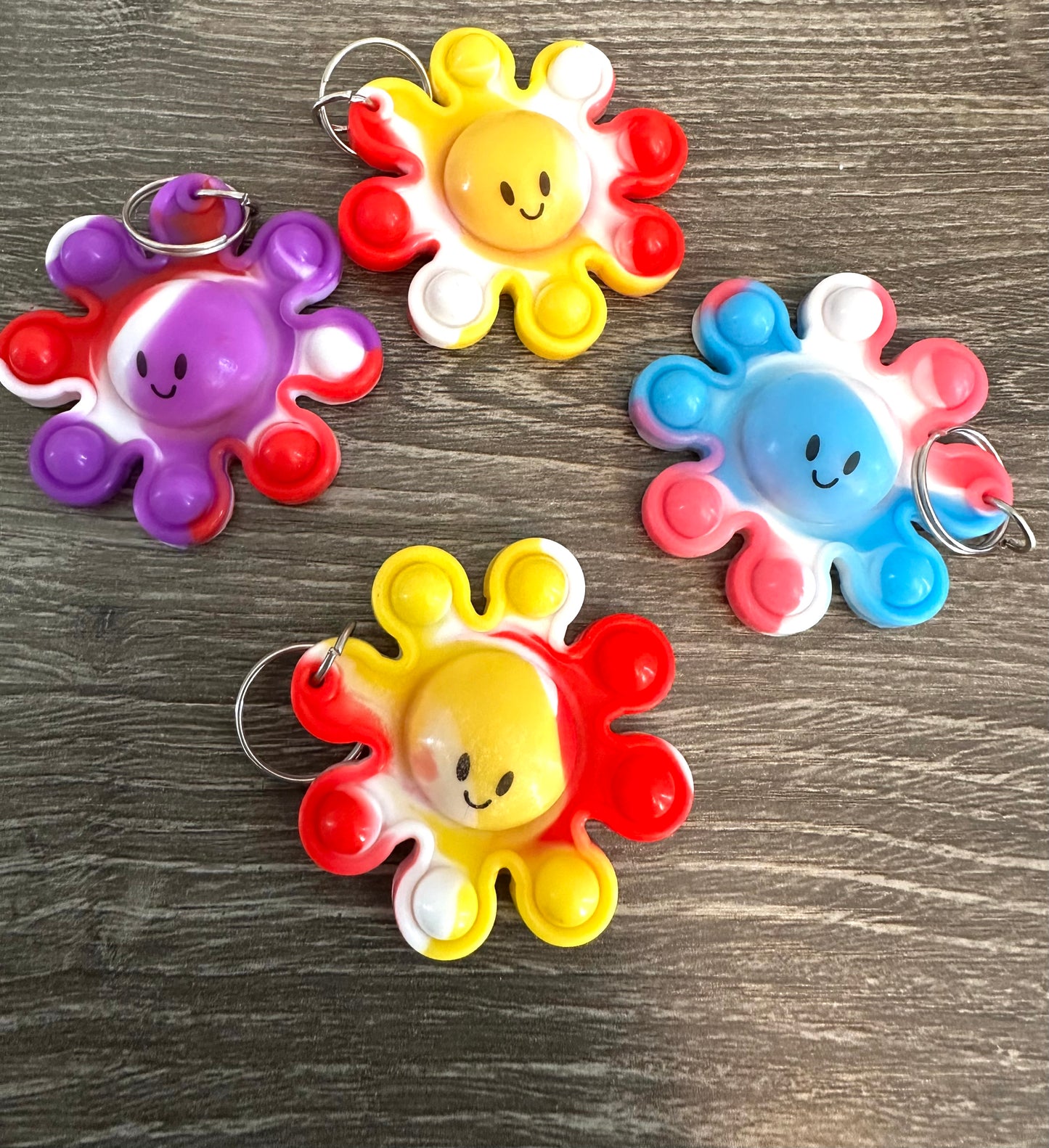 Octopus- Fidget - Keychain