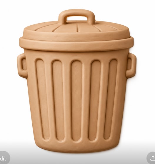 Trash Can - Hybrid - Bath Bomb Mold